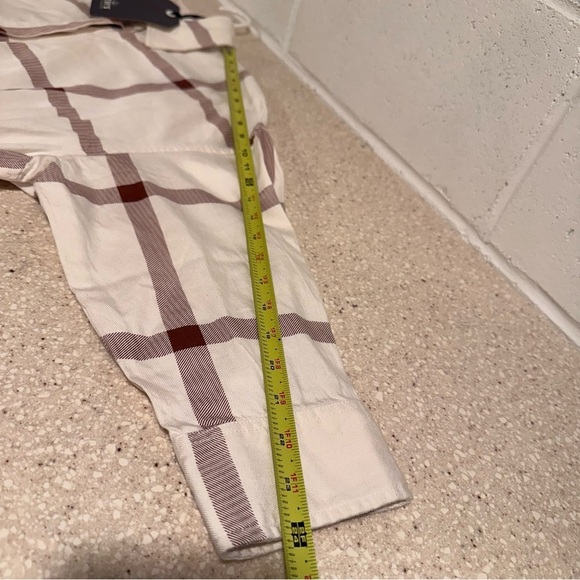 NWT Levi's Made&Crafted WINTER KAFTAN OffWhite Cherry Plaid Heavy Tiered Lined S - Picture 15 of 16